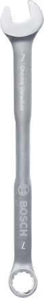 Kunci kombinasi Bosch 7 mm krom vanadium.